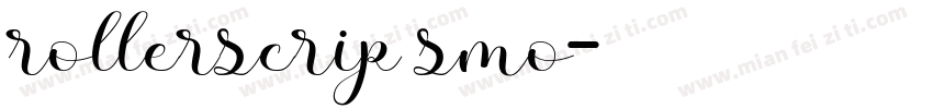 rollerscrip smo字体转换